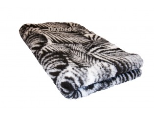 Tapis chien Drybed® antidérapant FEUILLAGE NOIR