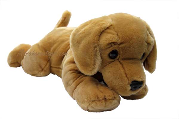 chien en peluche